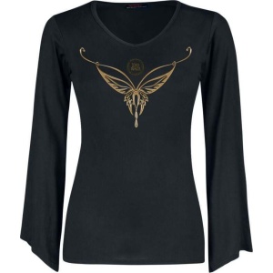 Pán prstenů Elven Dámské tričko s dlouhými rukávy černá