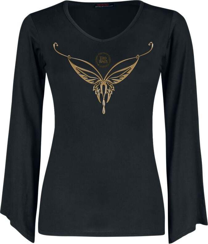 Pán prstenů Elven Dámské tričko s dlouhými rukávy černá - Merchstore.cz