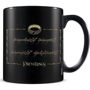 Pán prstenů One Ring Hrnek cerná/zlatá