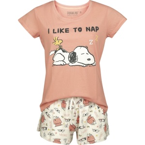 Peanuts I Like To Nap pyžama vícebarevný
