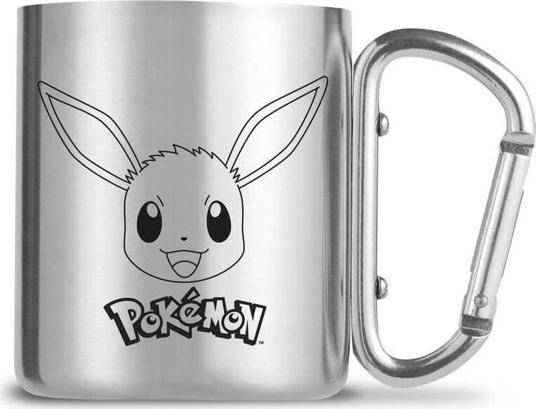 Pokémon Hrnek s karabínkou Eevee Hrnek stríbrná - Merchstore.cz Pokémon Hrnek s karabínkou Eevee Hrnek stríbrná - Merchstore.cz