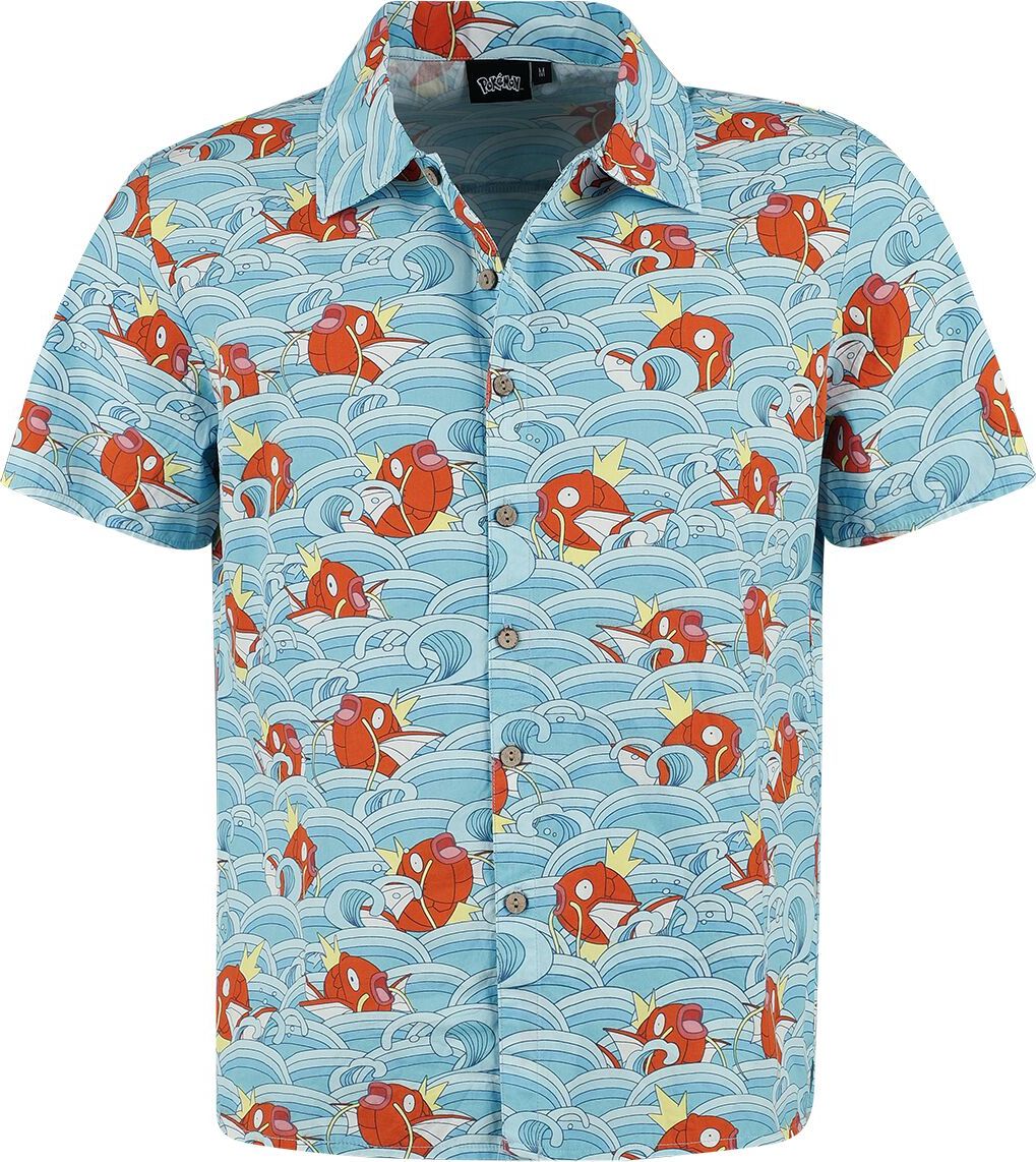 Pokémon Karpador - Hawaii Košile modrá - Merchstore.cz Pokémon Karpador - Hawaii Košile modrá - Merchstore.cz