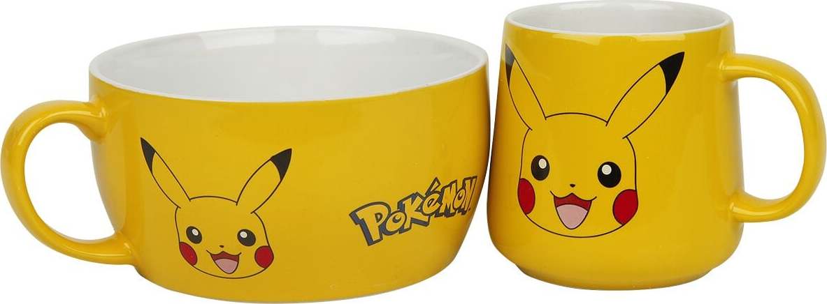 Pokémon Pikachu jídelní sada žlutá - Merchstore.cz