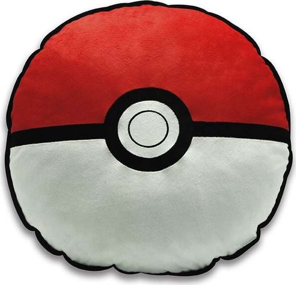Pokémon Polštář Poké Ball dekorace polštár vícebarevný - Merchstore.cz