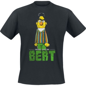 Sesame Street Bert Tričko černá - Merchstore.cz