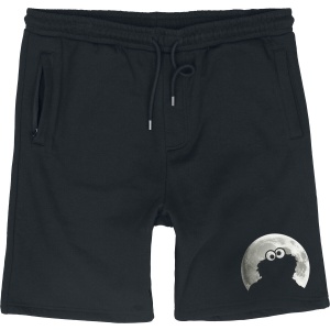 Sesame Street Cookie Monster - Krümelmonster - Moonlight Teplákové šortky černá