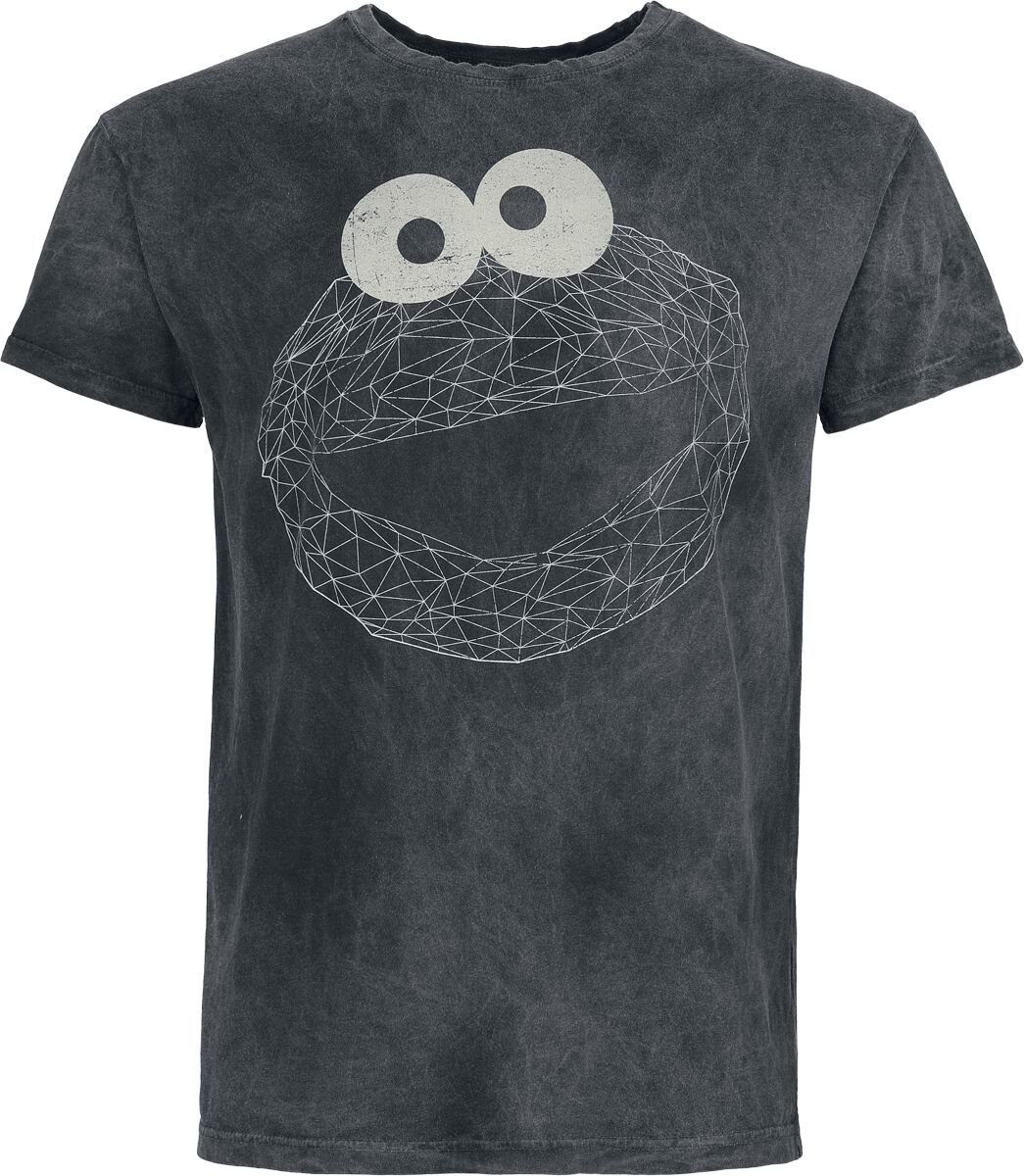 Sesame Street Cookie Monster - svítí v tmě Tričko černá - Merchstore.cz Sesame Street Cookie Monster - svítí v tmě Tričko černá - Merchstore.cz