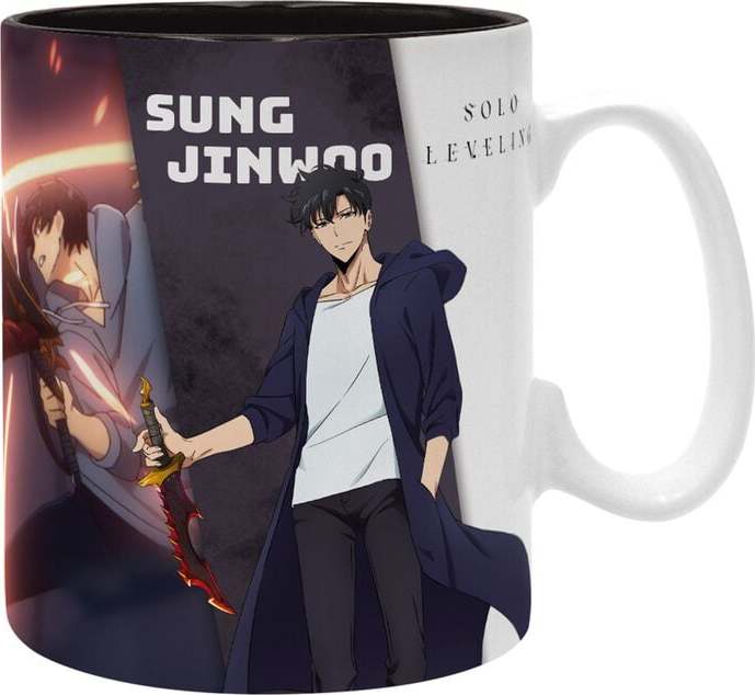 Solo Leveling Jinwoo & Igris Hrnek vícebarevný - Merchstore.cz
