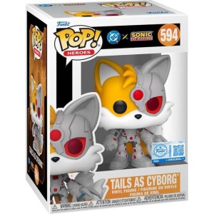 Sonic The Hedgehog Vinylová figurka č.594 Sonic x Justice League - Tails as Cyborg Sberatelská postava standard - Merchstore.cz
