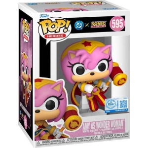 Sonic The Hedgehog Vinylová figurka č.595 Sonic x Justice League - Amy as Wonder Woman Sberatelská postava standard - Merchstore.cz