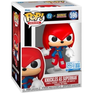 Sonic The Hedgehog Vinylová figurka č.596 Sonic x Justice League - Knuckles as Superman Sberatelská postava standard