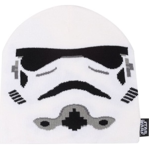 Star Wars Stormtrooper Beanie čepice bílá/cerná - Merchstore.cz