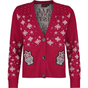 Stranger Things All I want for christmas is a demodog Dámský kardigan vícebarevný