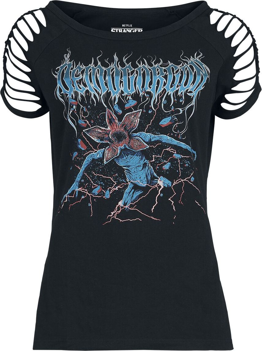 Stranger Things Demogorgon Dámské tričko černá - Merchstore.cz Stranger Things Demogorgon Dámské tričko černá - Merchstore.cz