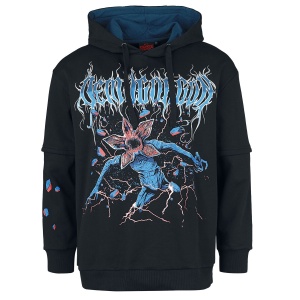 Stranger Things Demogorgon Mikina s kapucí černá - Merchstore.cz
