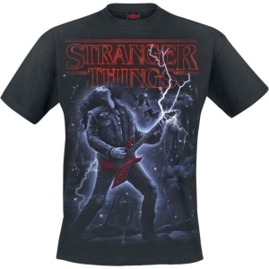 Stranger Things Eddie - The Banished Tričko černá - Merchstore.cz