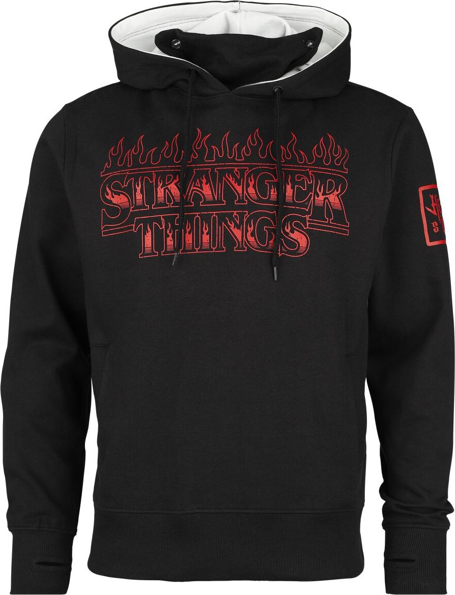 Stranger Things Hellfire Club Mikina s kapucí černá - Merchstore.cz