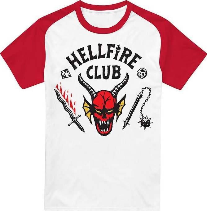 Stranger Things Hellfire Club Tričko vícebarevný - Merchstore.cz