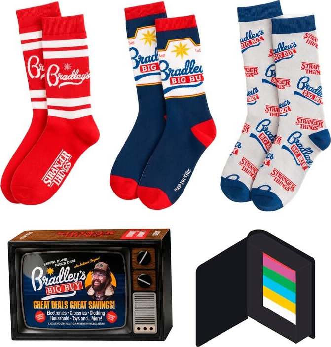 Stranger Things Season 5 - Bradley´s Ponožky vícebarevný - Merchstore.cz