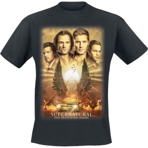 Supernatural Key Art Tričko černá