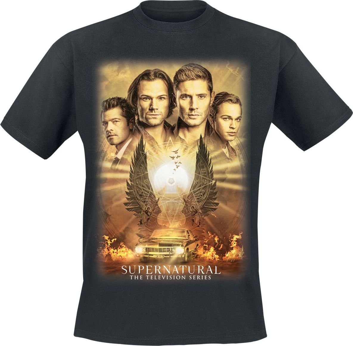 Supernatural Key Art Tričko černá - Merchstore.cz