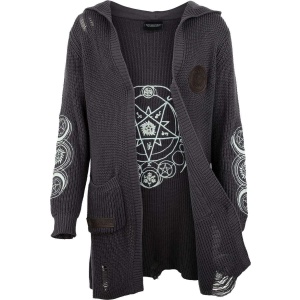Supernatural Moons Dámský kardigan šedá