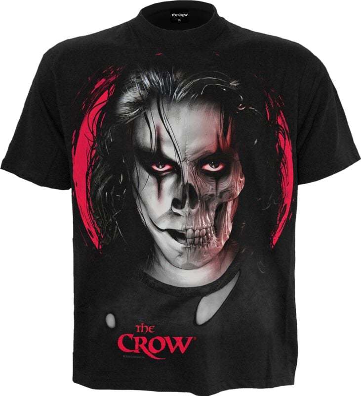 The Crow Skullface Tričko černá - Merchstore.cz The Crow Skullface Tričko černá - Merchstore.cz