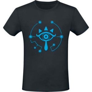 The Legend Of Zelda Sheika Symbol Tričko černá