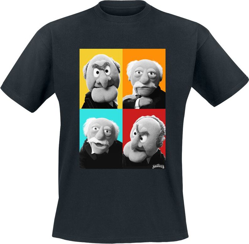 The Muppets Waldorf & Statler Tričko černá - Merchstore.cz The Muppets Waldorf & Statler Tričko černá - Merchstore.cz
