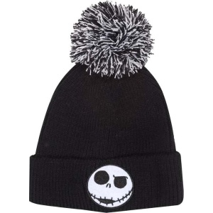 The Nightmare Before Christmas Jack - Face Badge Bambule černá