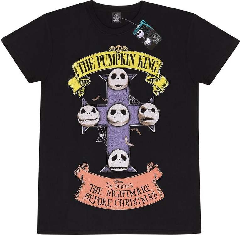 The Nightmare Before Christmas The Pumpkin King Tričko černá - Merchstore.cz The Nightmare Before Christmas The Pumpkin King Tričko černá - Merchstore.cz