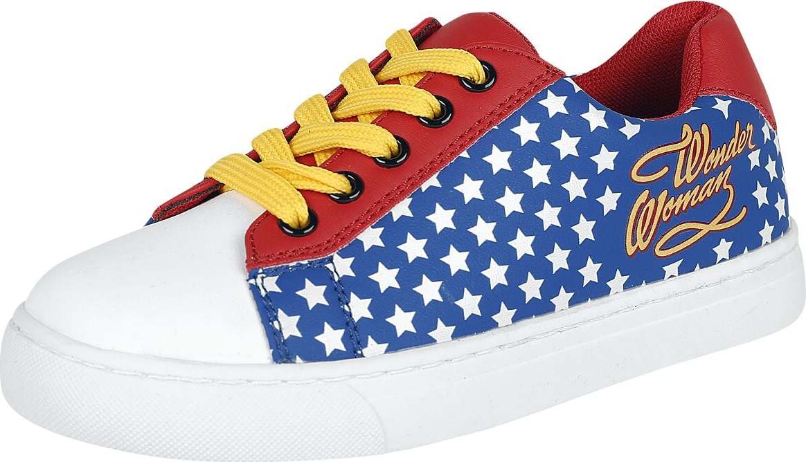 Wonder Woman Kids - Stars Dětské boty modrá/cervená - Merchstore.cz