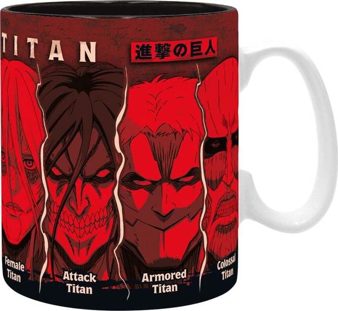 Attack On Titan All Titans Hrnek vícebarevný - Merchstore.cz