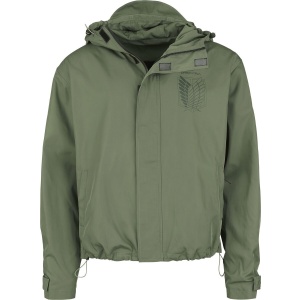 Attack On Titan Titan Silhouette Bunda zelená