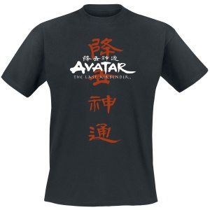 Avatar - The Last Airbender Kanji Logo Tričko černá - Merchstore.cz