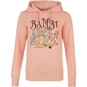 Bambi Sleepy Dámská mikina s kapucí meruňková - Merchstore.cz