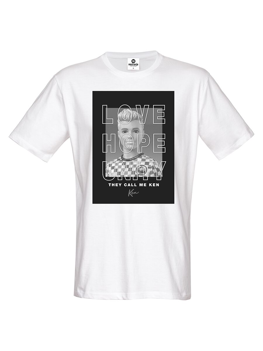 Barbie Love Hope Unity Tričko bílá - Merchstore.cz