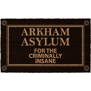 Batman Arkham Asylum Rohožka cerná/béžová