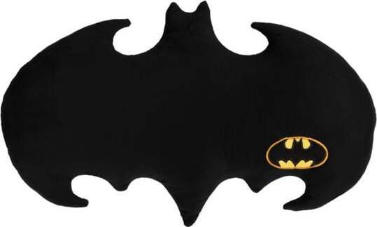 Batman Bat dekorace polštár cerná/žlutá - Merchstore.cz