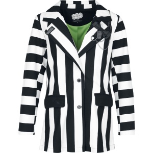 Beetlejuice Never Trust the Living Bunda cerná/bílá