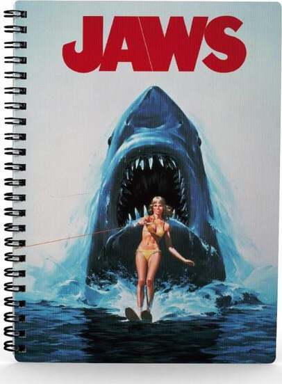 Der weisse Hai 3D notes Jaws - Alternative Poster Poznámkový blok vícebarevný - Merchstore.cz Der weisse Hai 3D notes Jaws - Alternative Poster Poznámkový blok vícebarevný - Merchstore.cz