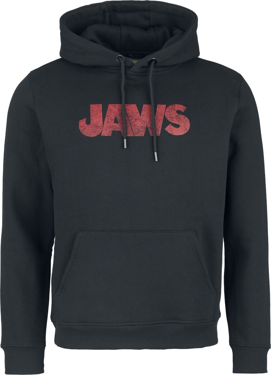 Der weisse Hai Poster Mikina s kapucí černá - Merchstore.cz