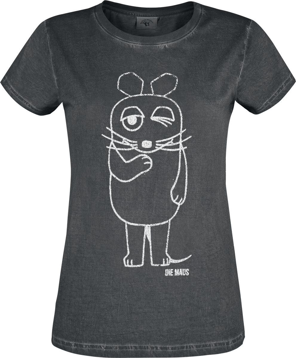 Die Sendung mit der Maus Maus Dámské tričko černá - Merchstore.cz