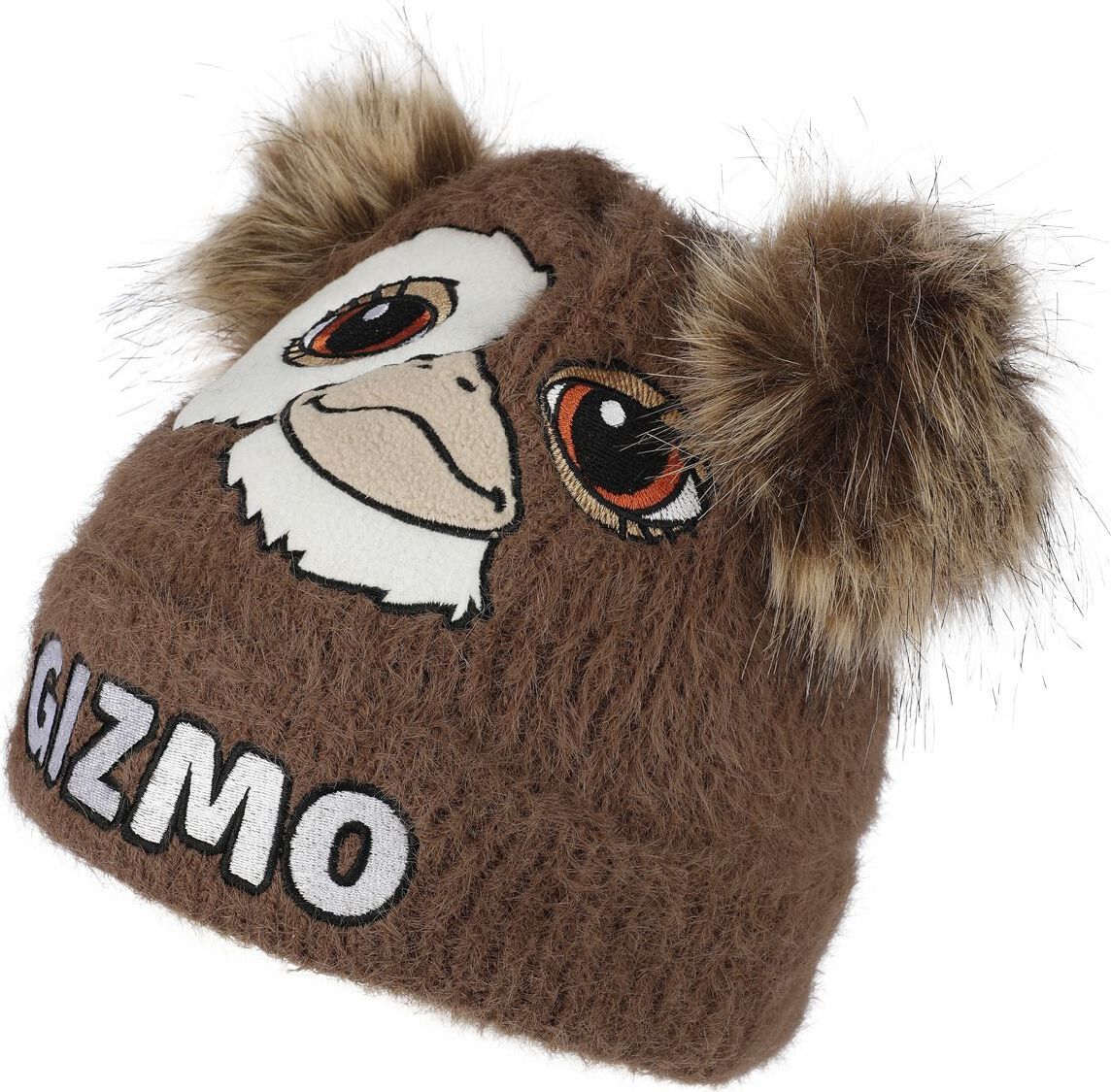 Gremlins Gizmo Beanie čepice hnedá/bílá - Merchstore.cz
