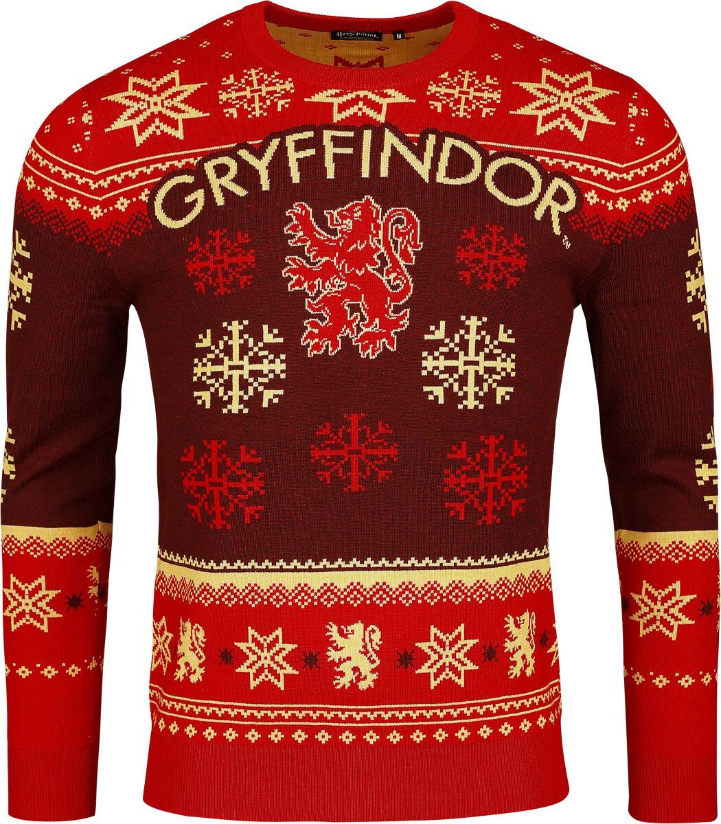 Harry Potter Gryffindor Pletený svetr vícebarevný - Merchstore.cz