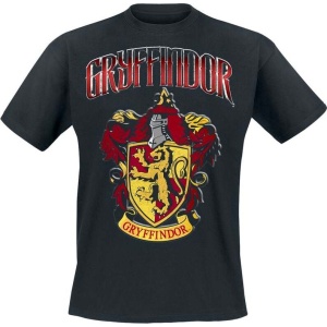 Harry Potter Gryffindor Tričko černá - Merchstore.cz