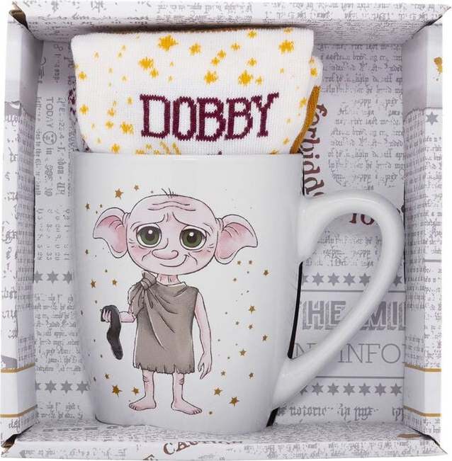 Harry Potter Hrnek s ponožkami Dobby Hrnek vícebarevný - Merchstore.cz