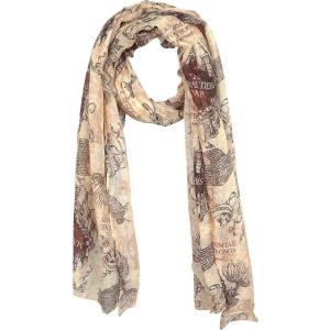 Harry Potter Marauder's Map Šátek/šála vícebarevný