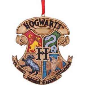 Harry Potter Nemesis Now - Hogwarts Crest Vánocní ozdoba - koule standard - Merchstore.cz