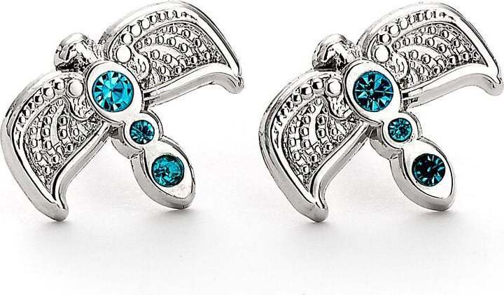 Harry Potter Ravenclaw Diadem náušnice stríbrná - Merchstore.cz